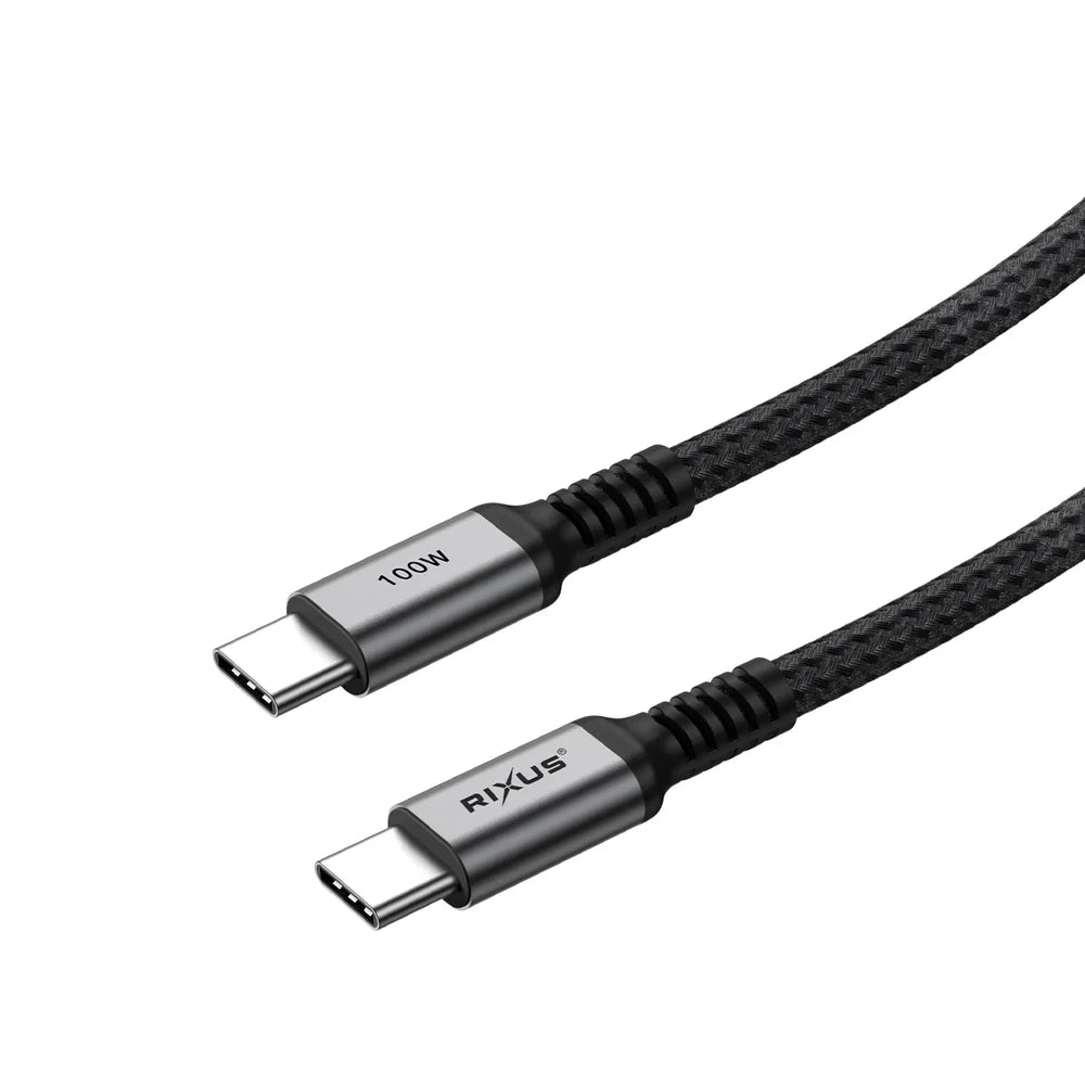 USB-C 2.0 – USB-C kábel, 100 W, dobozzal, Space Gray (300 cm)