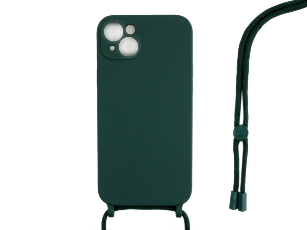 TPU tok pánttal iPhone 13 Mini készülékhez (Sötétzöld)