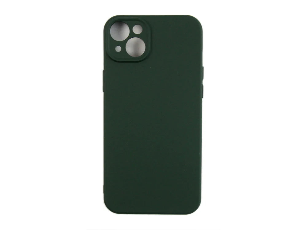 Puha TPU tok iPhone 14 Plus készülékhez (sötétzöld)
