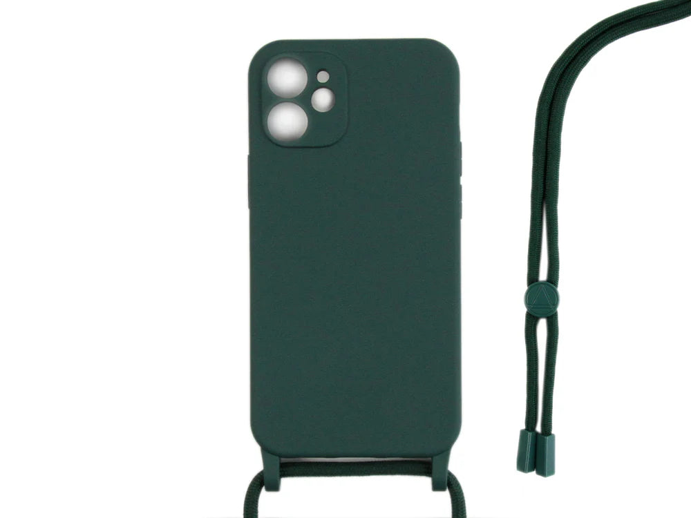 TPU tok pánttal iPhone 11 készülékhez (Sötétzöld)