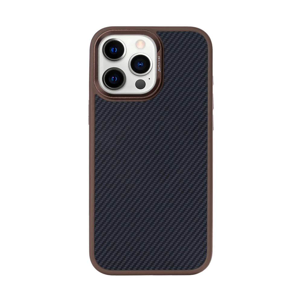 Carbon Magsafe-tel iPhone 12 Pro Max-hoz (barna)