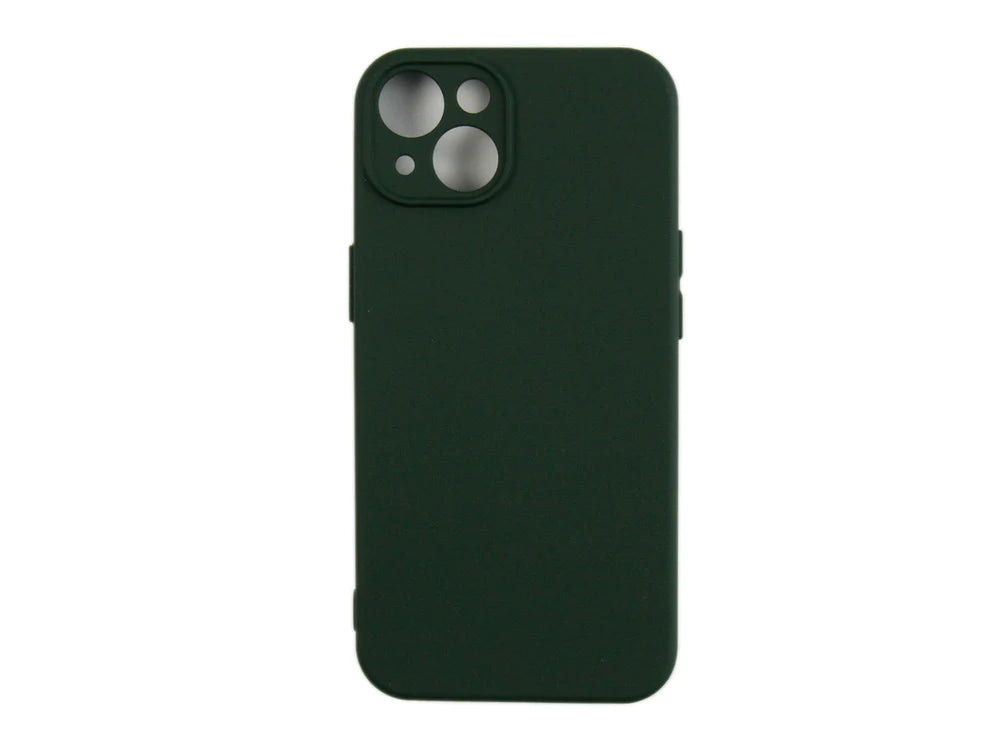Puha TPU tok iPhone 13 Mini készülékhez (Sötétzöld)