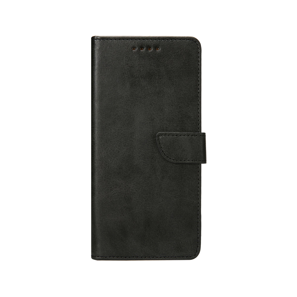 Könyvtok iPhone 16 telefonhoz (Fekete)