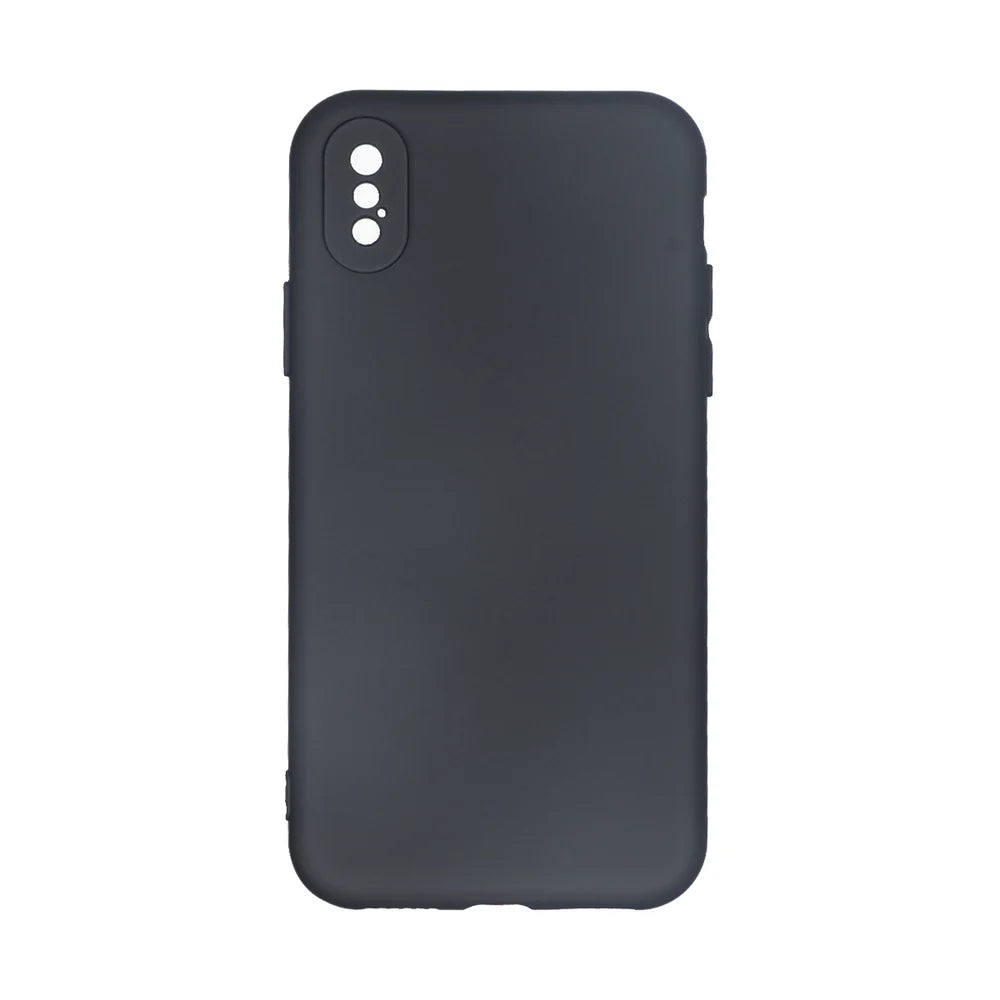 Puha TPU tok iPhone X készülékhez (fekete)