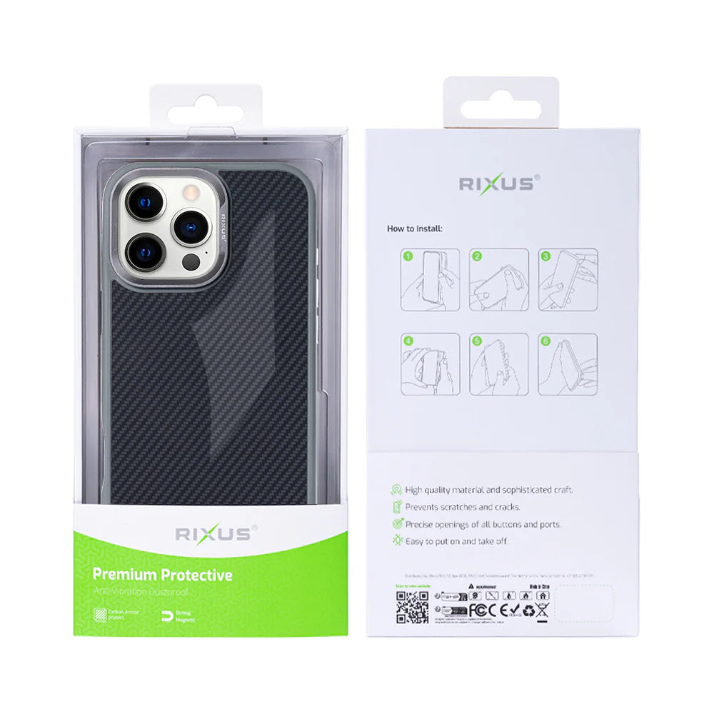 Carbon tok MagSafe-fel iPhone 16 Pro készülékhez (Titanium Grey)
