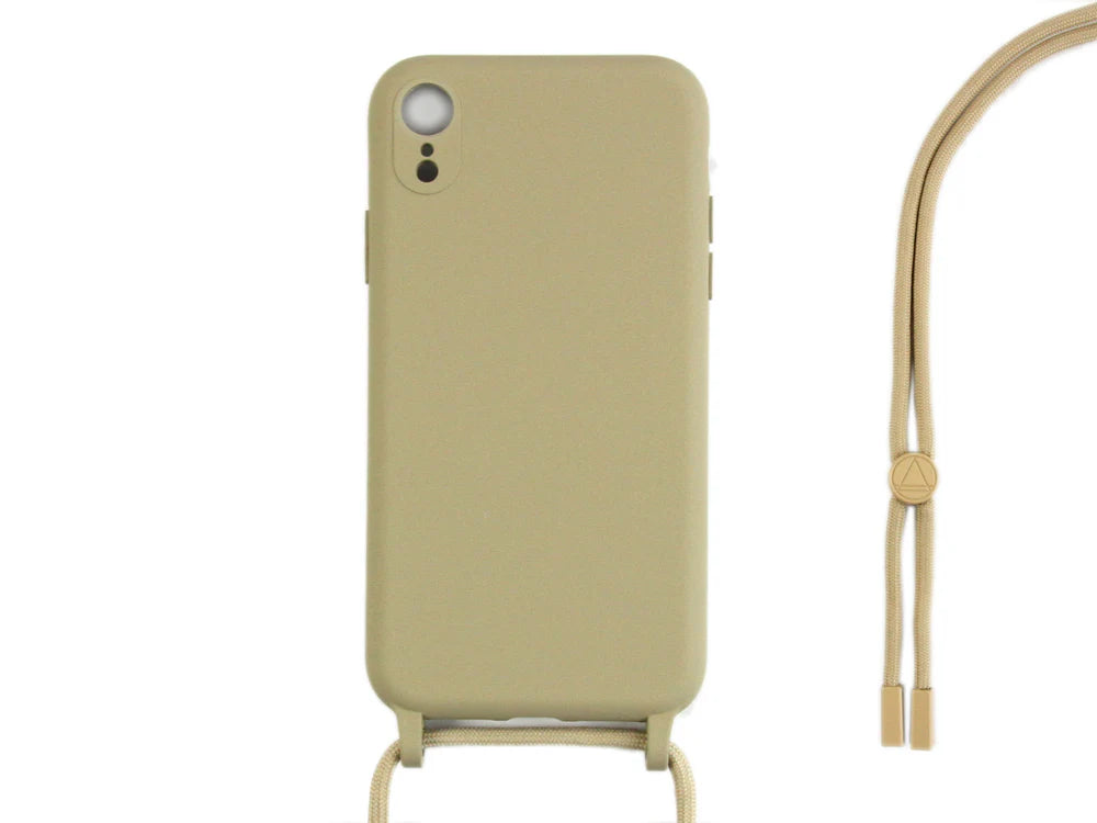 TPU tok pánttal iPhone XR-hez (arany)