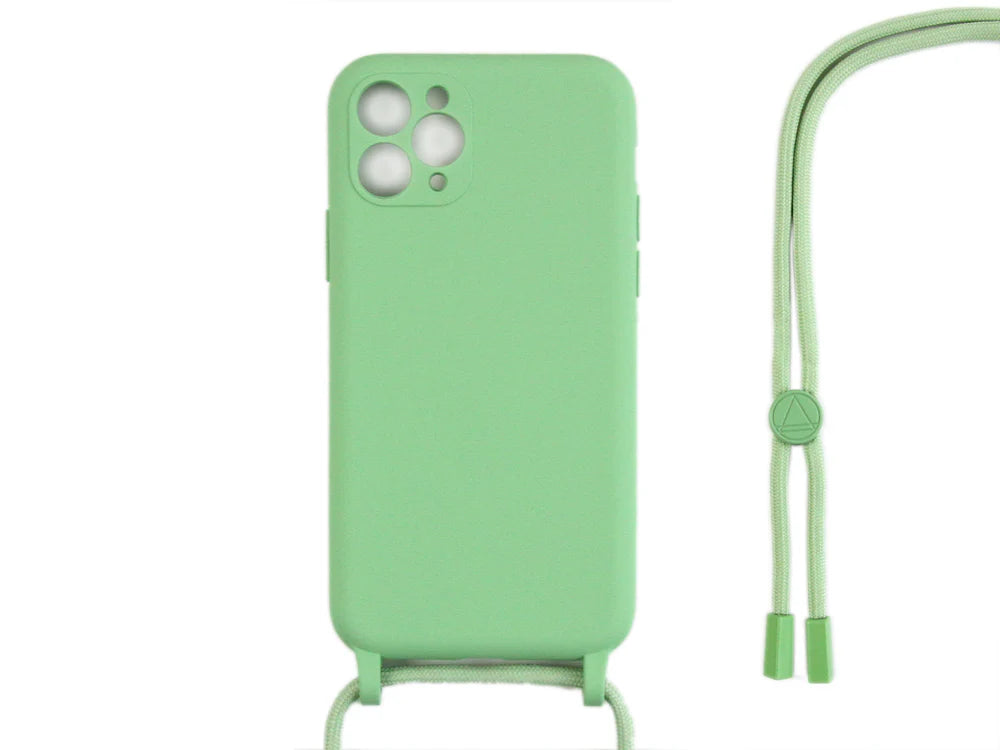 TPU tok szíjjal iPhone 11 Pro készülékhez (világoszöld)