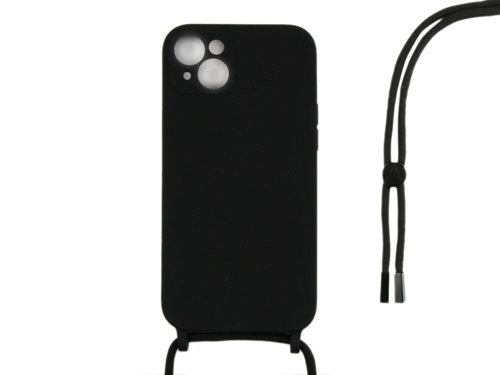 TPU tok pánttal iPhone 13 Mini készülékhez (fekete)