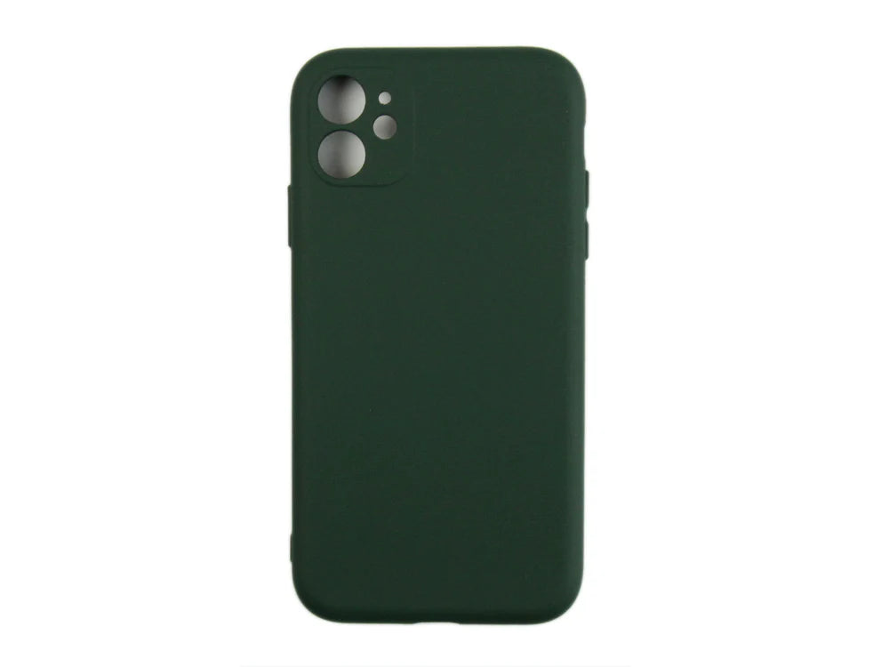 Puha TPU tok iPhone 11 készülékhez (sötétzöld)