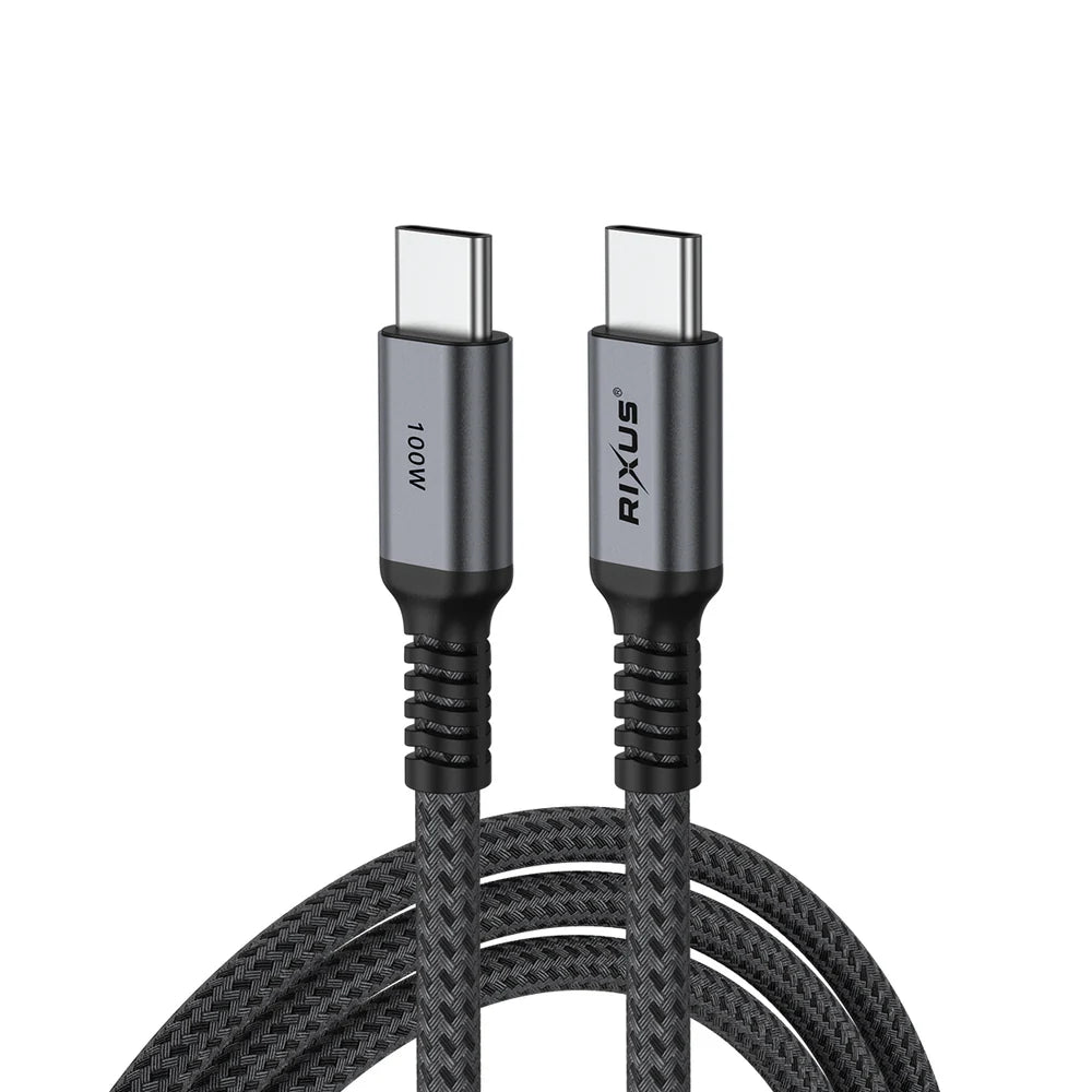 USB-C 2.0 – USB-C kábel, 100 W, dobozzal, Space Gray (300 cm)