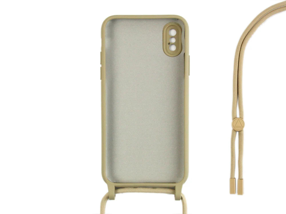 TPU tok pánttal iPhone X készülékhez (arany)