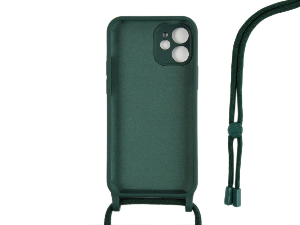 TPU tok pánttal iPhone 11 készülékhez (Sötétzöld)