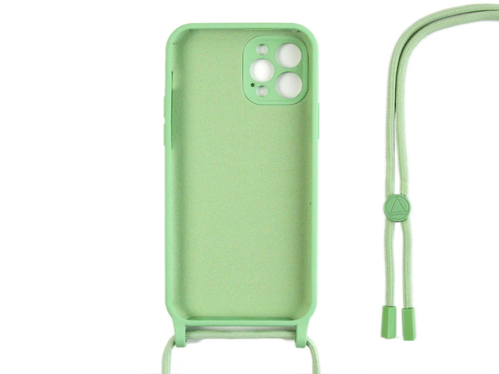 TPU tok pánttal iPhone 12 Pro telefonhoz (világoszöld)