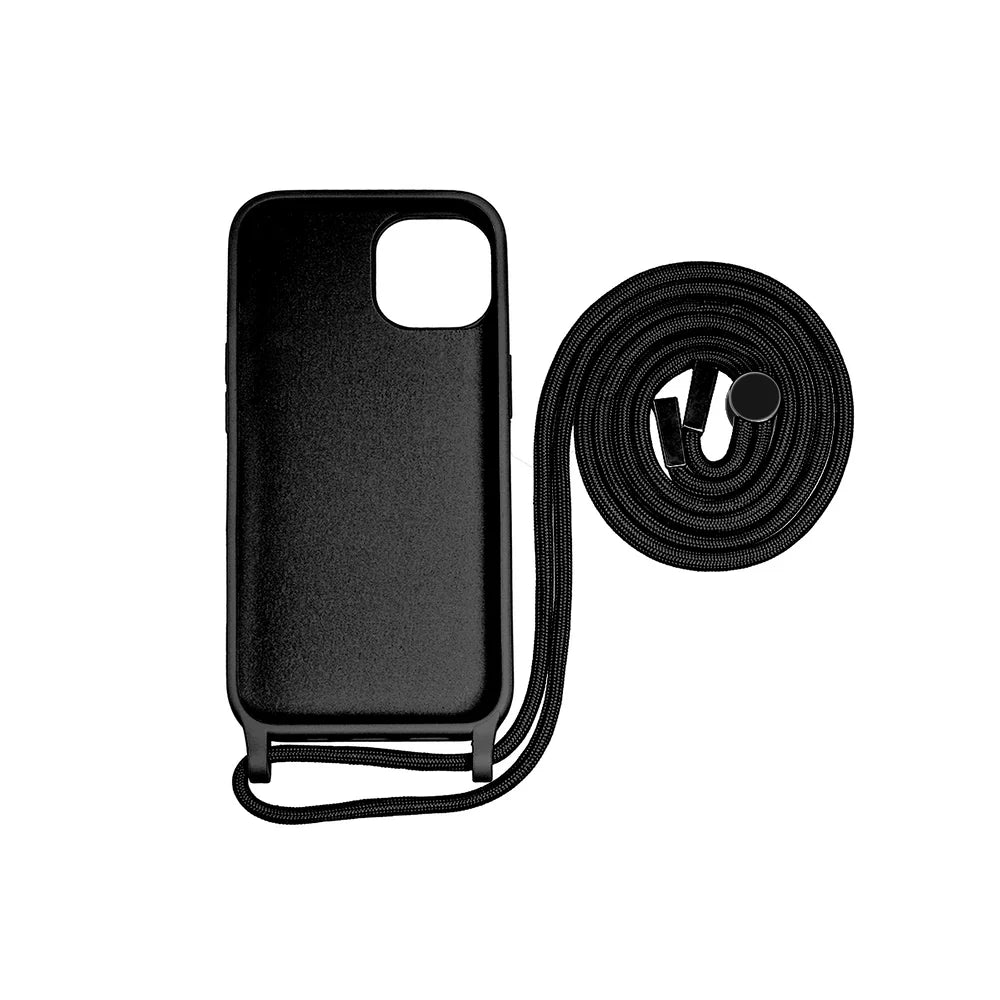 TPU tok pánttal iPhone 14 Pro Max készülékhez (fekete)
