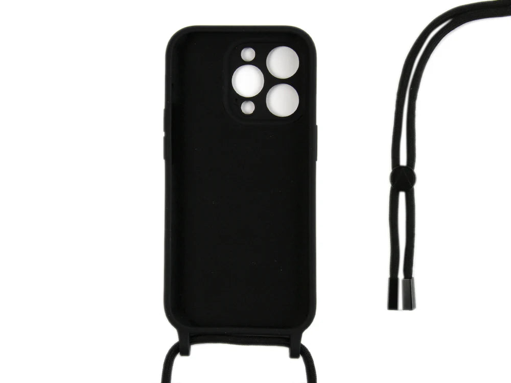 TPU tok pánttal iPhone 14 Pro készülékhez (fekete)