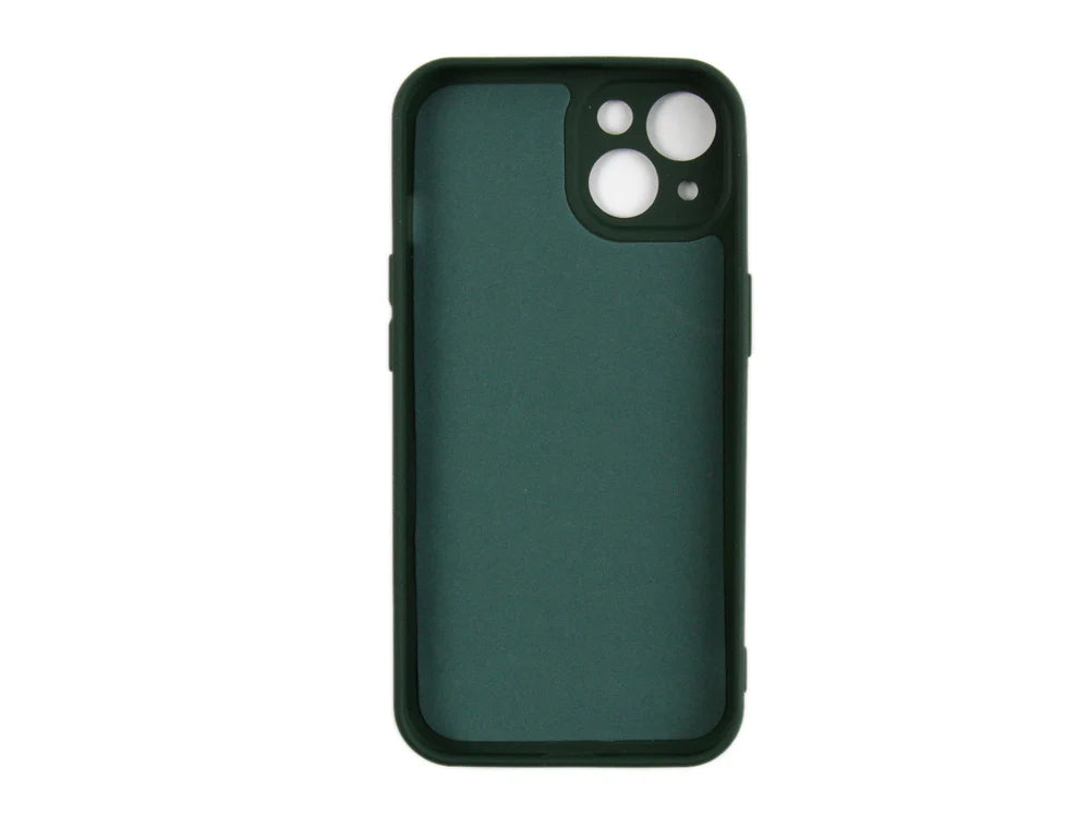 Puha TPU tok iPhone 13 Mini készülékhez (Sötétzöld)