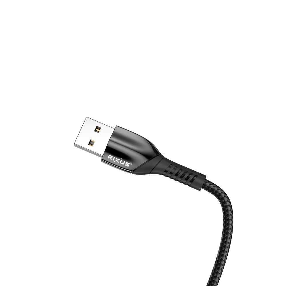 Alumínium USB-A – USB-C adatkábel dobozzal, fekete (100 cm)