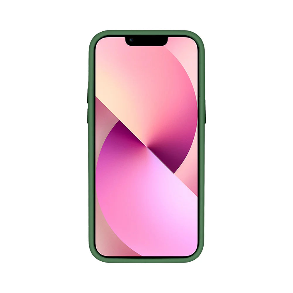 Masszív tok Magsafe-fel iPhone 13-hoz (sötétzöld)