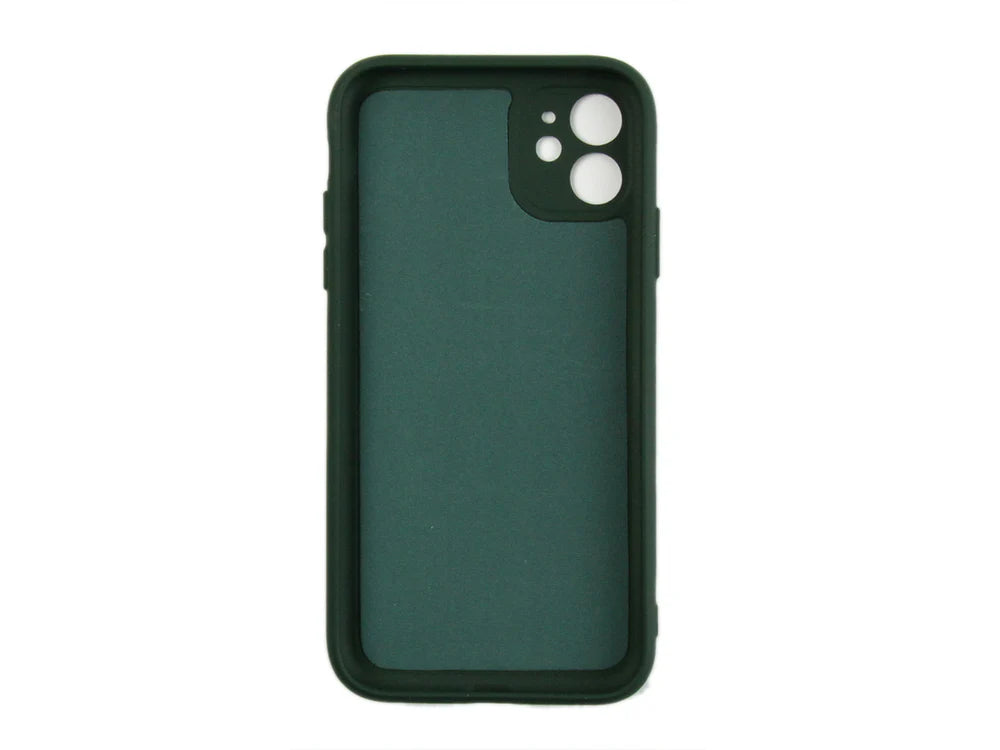Puha TPU tok iPhone 11 készülékhez (sötétzöld)