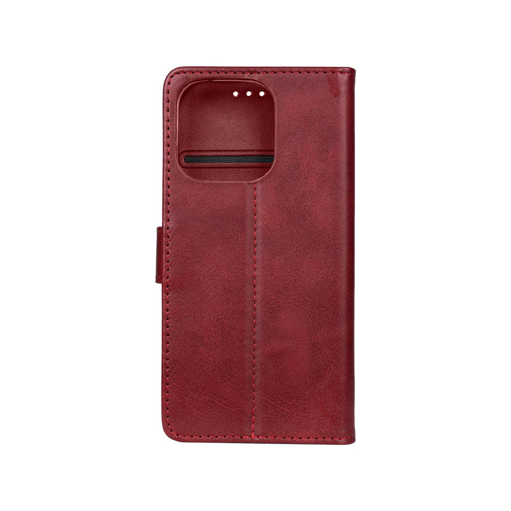 Könyvtok iPhone 16 Pro készülékhez (vörös)