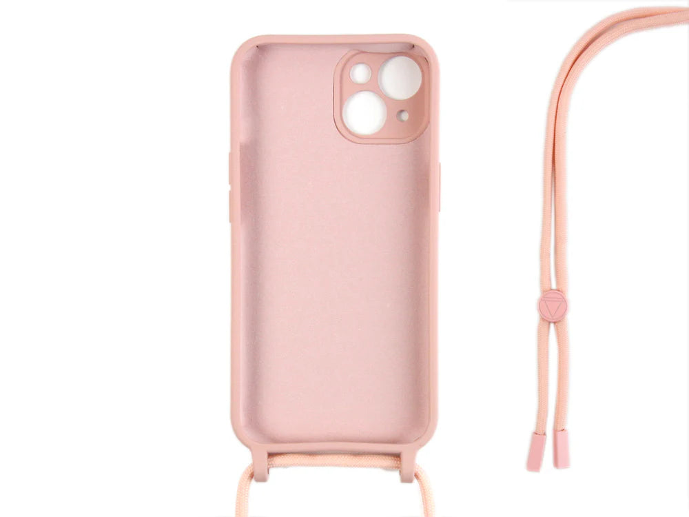 TPU tok pánttal iPhone 13 Mini készülékhez (Rózsaszín)
