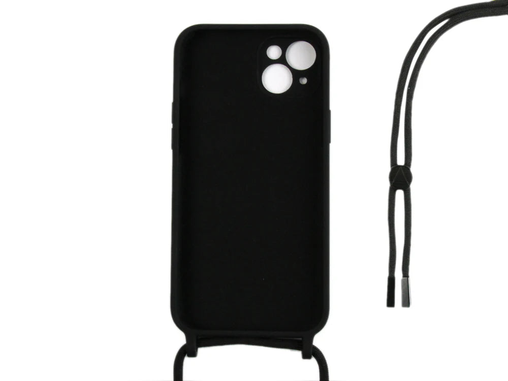 TPU tok pánttal iPhone 13 Mini készülékhez (fekete)