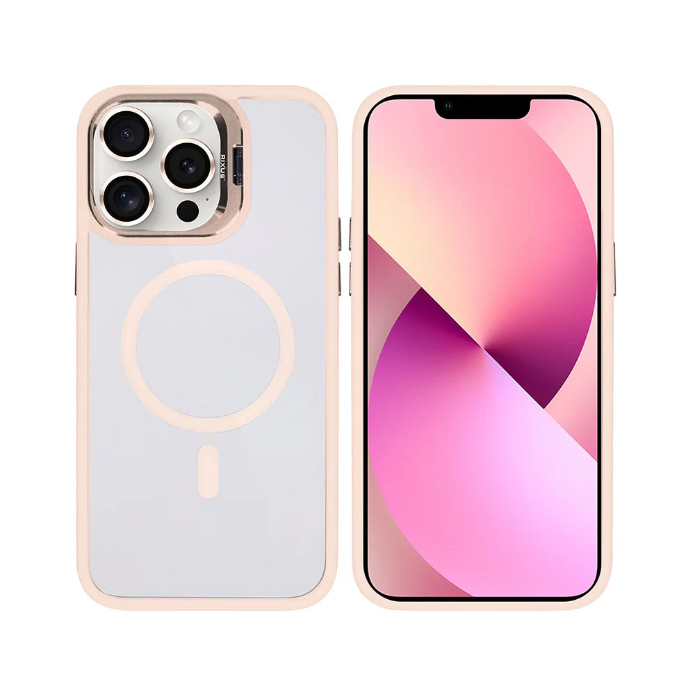 Masszív tok MagSafe-fel iPhone 13 Pro-hoz (Világosrózsaszín)