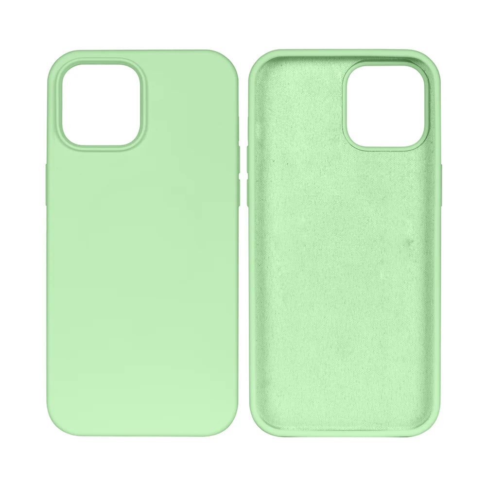Puha TPU tok iPhone 15 Pro készülékhez (világoszöld)