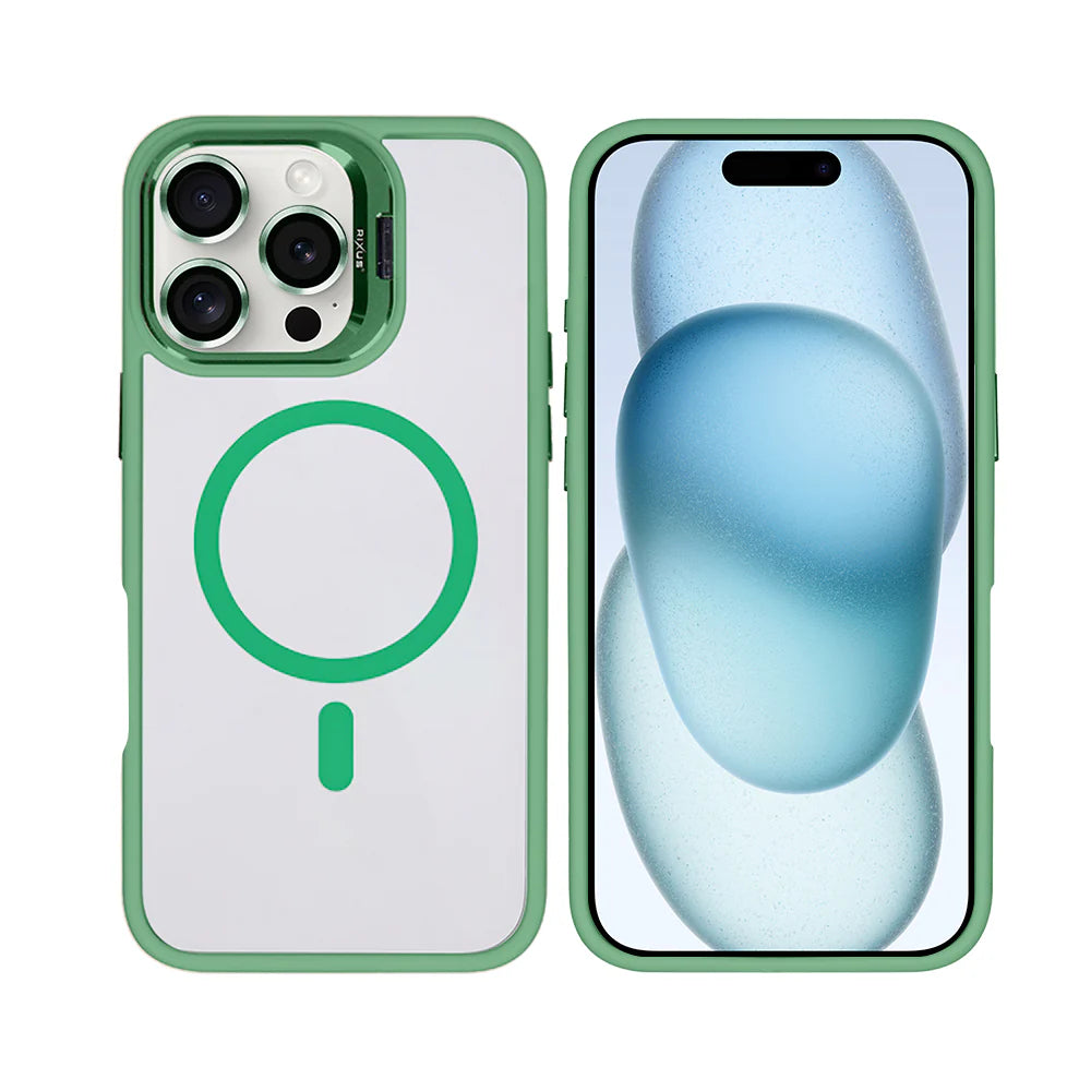 Robusztus tok MagSafe-fel iPhone 16 Pro-hoz (világoszöld)