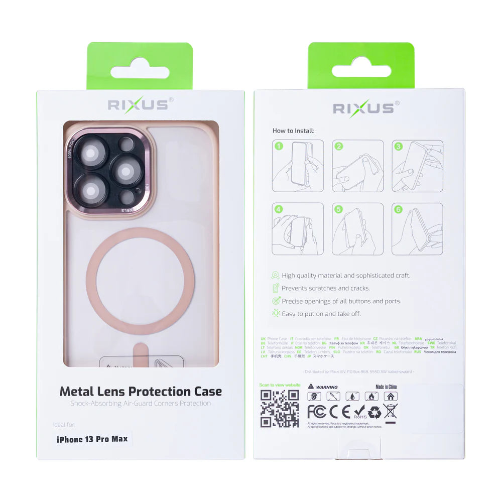 MagSafe tok iPhone 13 Pro Max készülékhez (Rózsaszín)