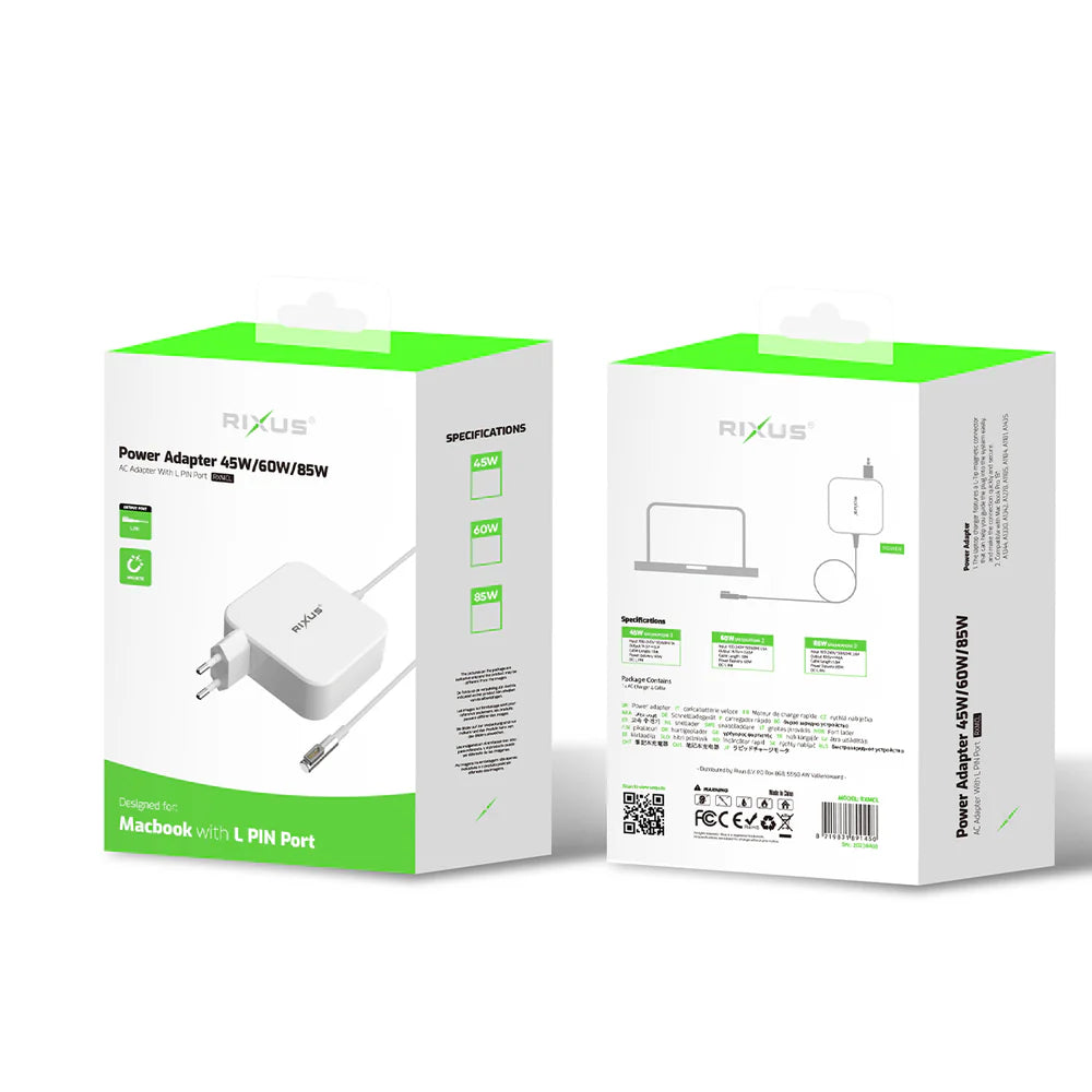 45 W-os MacBook töltő L-típusú csatlakozóval