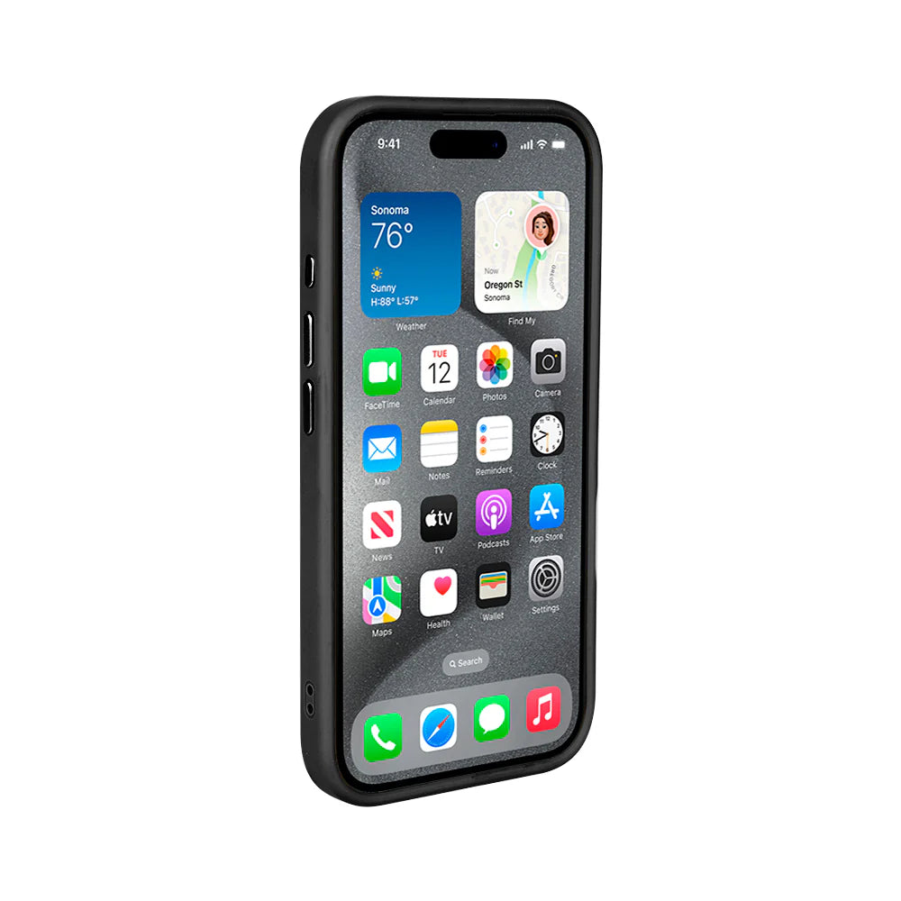 Carbon Magsafe tok iPhone 15 Pro telefonhoz (Titanium Black)