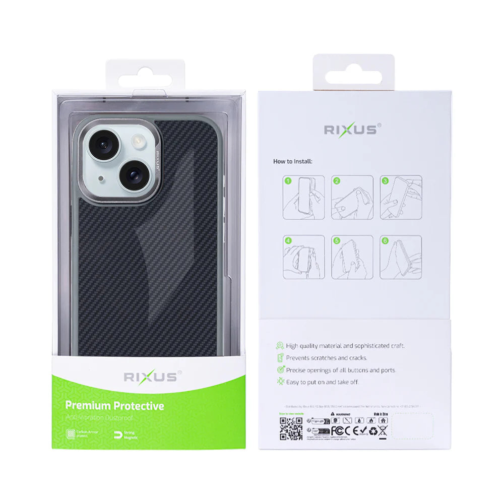 Carbon Magsafe-fel iPhone 14-hez (Titanium Grey)