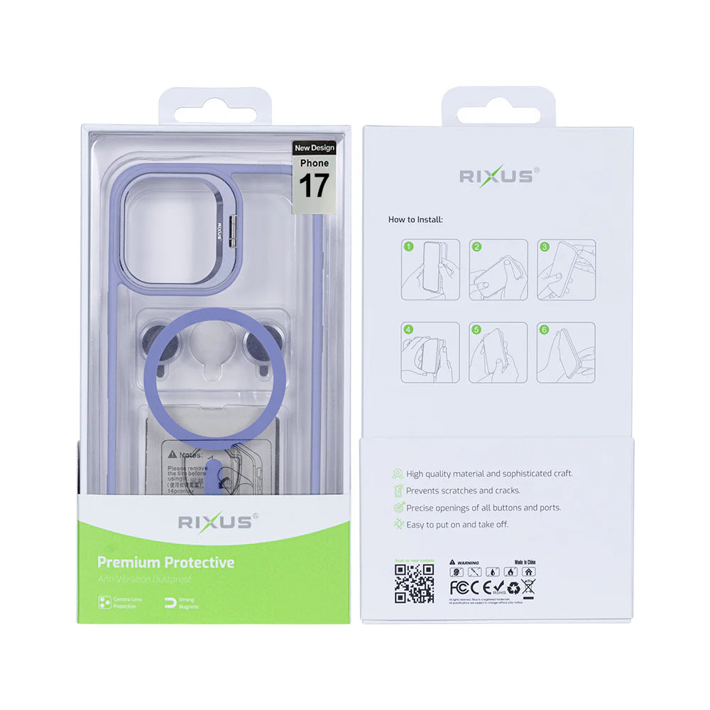 Magsafe tok iPhone 17-hez (világoslila)
