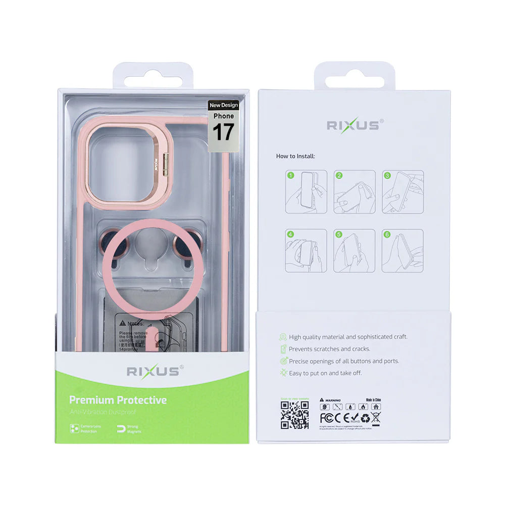 MagSafe tok iPhone 17-hez (Világosrózsaszín)