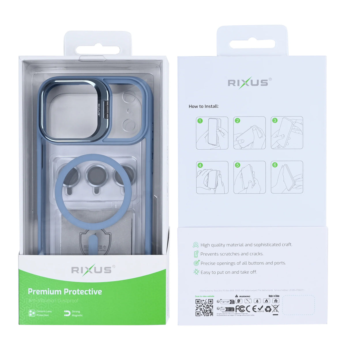MagSafe tok iPhone 17 Pro készülékhez (világoskék)