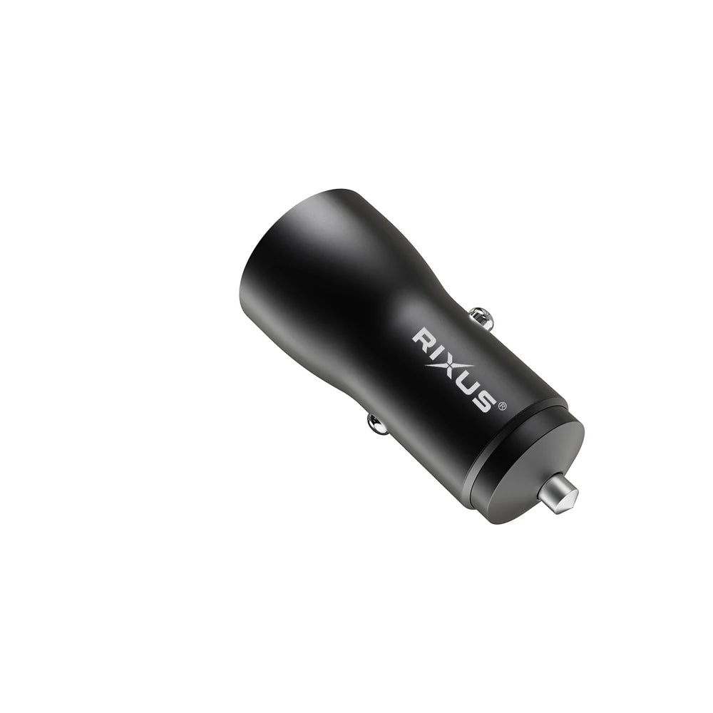Nagy teljesítményű USB-C PD 20W + QC3.0 18W autós töltő (fekete)