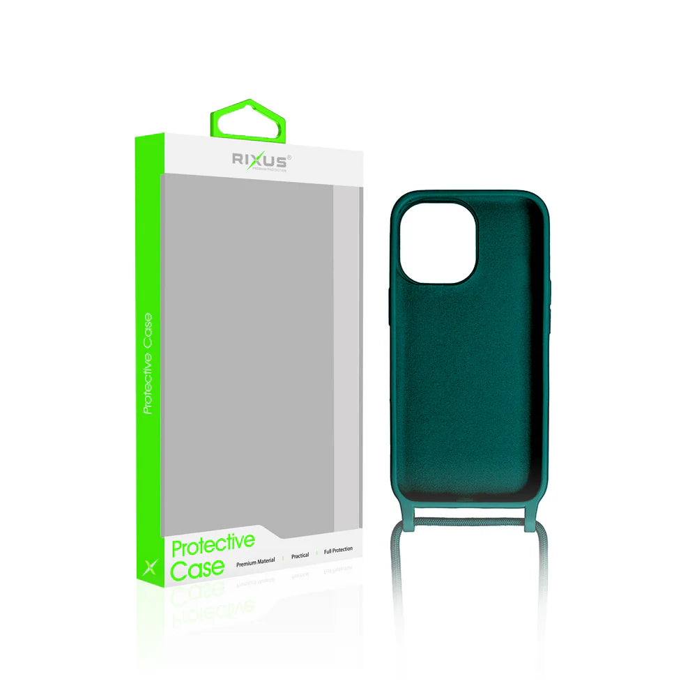 TPU tok pánttal iPhone 15 Pro Max készülékhez – Sötétzöld