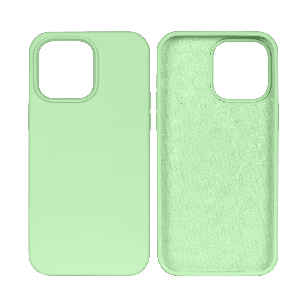 Puha TPU tok iPhone 15 Pro Max készülékhez (zöld)