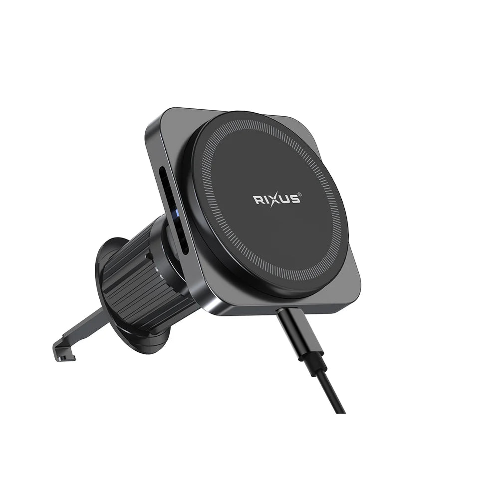 Vezeték nélküli autós töltő MagSafe állvánnyal 15W (Space Gray)