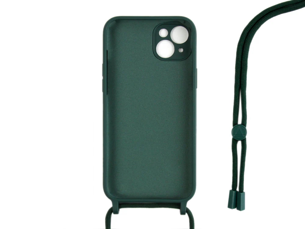 TPU tok pánttal iPhone 13 Mini készülékhez (Sötétzöld)
