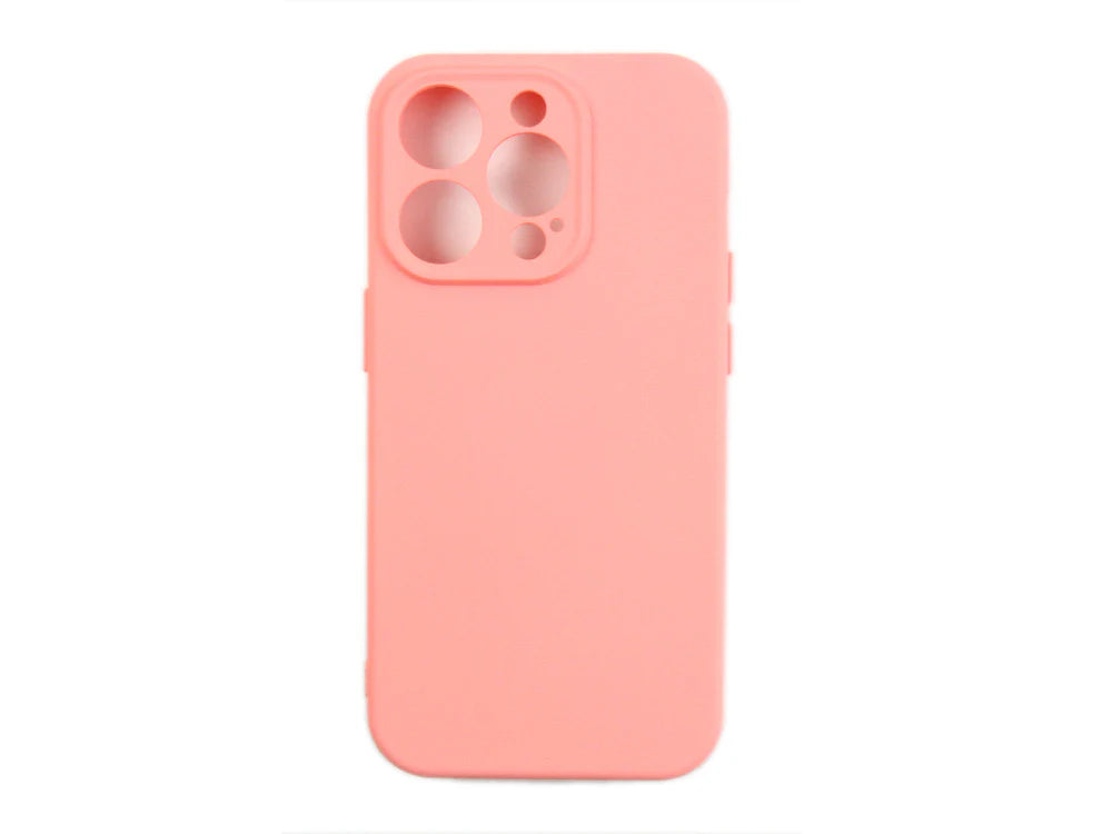 Puha TPU tok iPhone 14 Pro készülékhez (Rózsaszín)