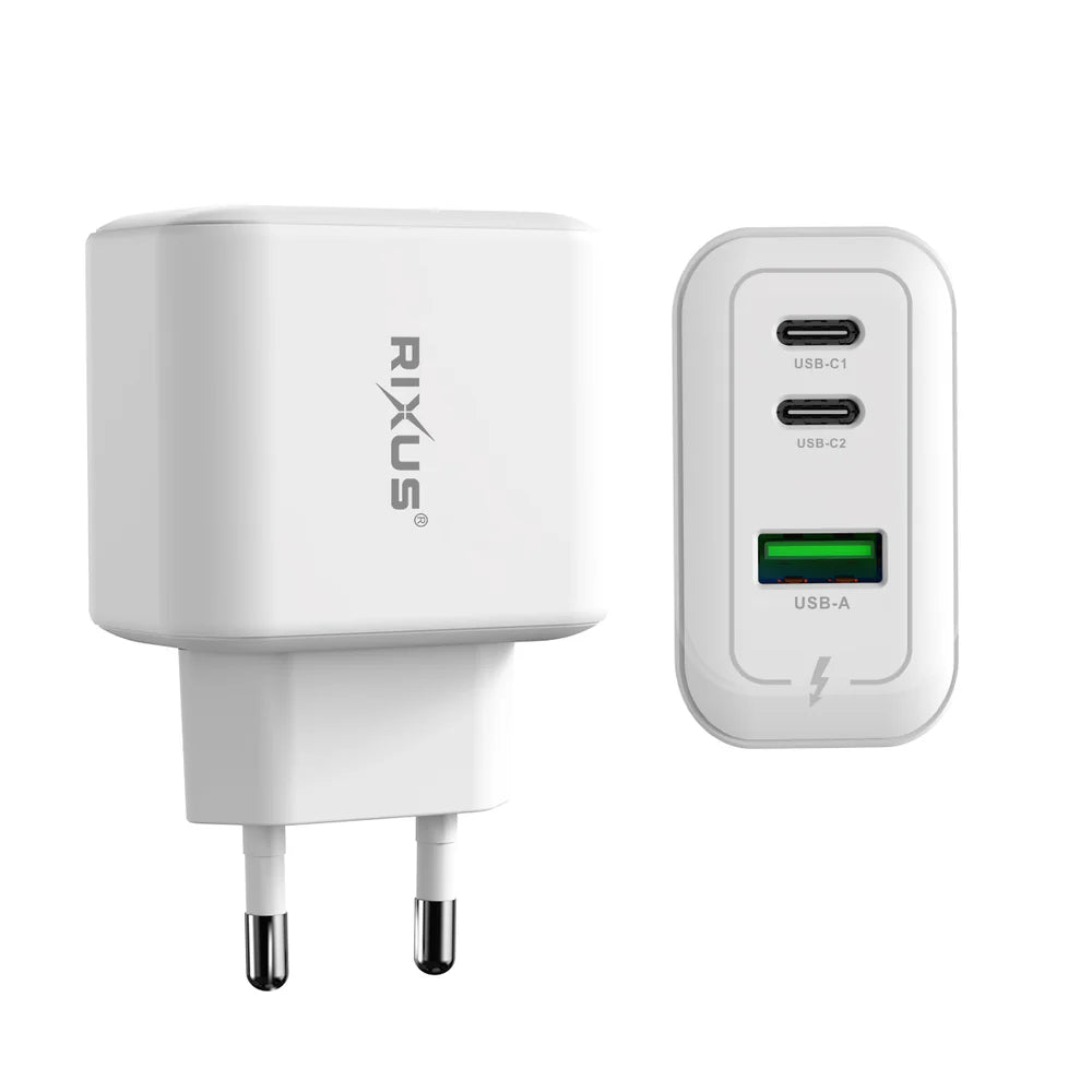 67 W-os GaN többportos hálózati adapter (fehér)