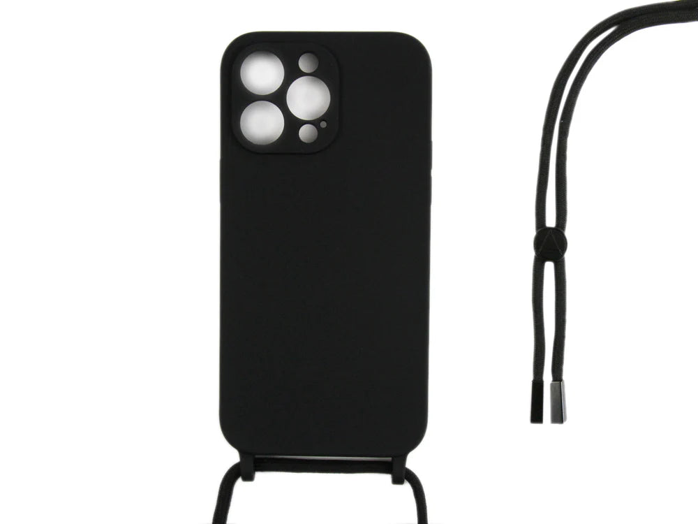 TPU tok pánttal iPhone 13 Pro készülékhez (fekete)