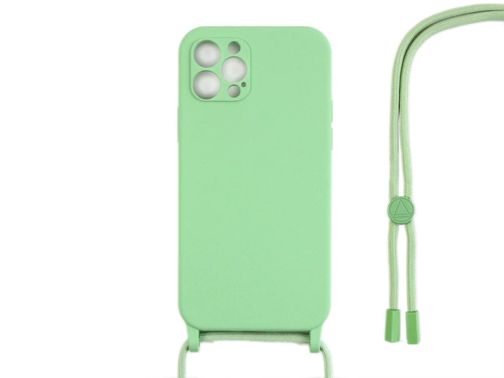 TPU tok pánttal iPhone 14 Pro készülékhez (világoszöld)