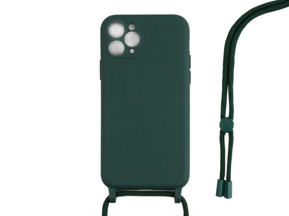 TPU tok pánttal iPhone 11 Pro készülékhez (sötétzöld)