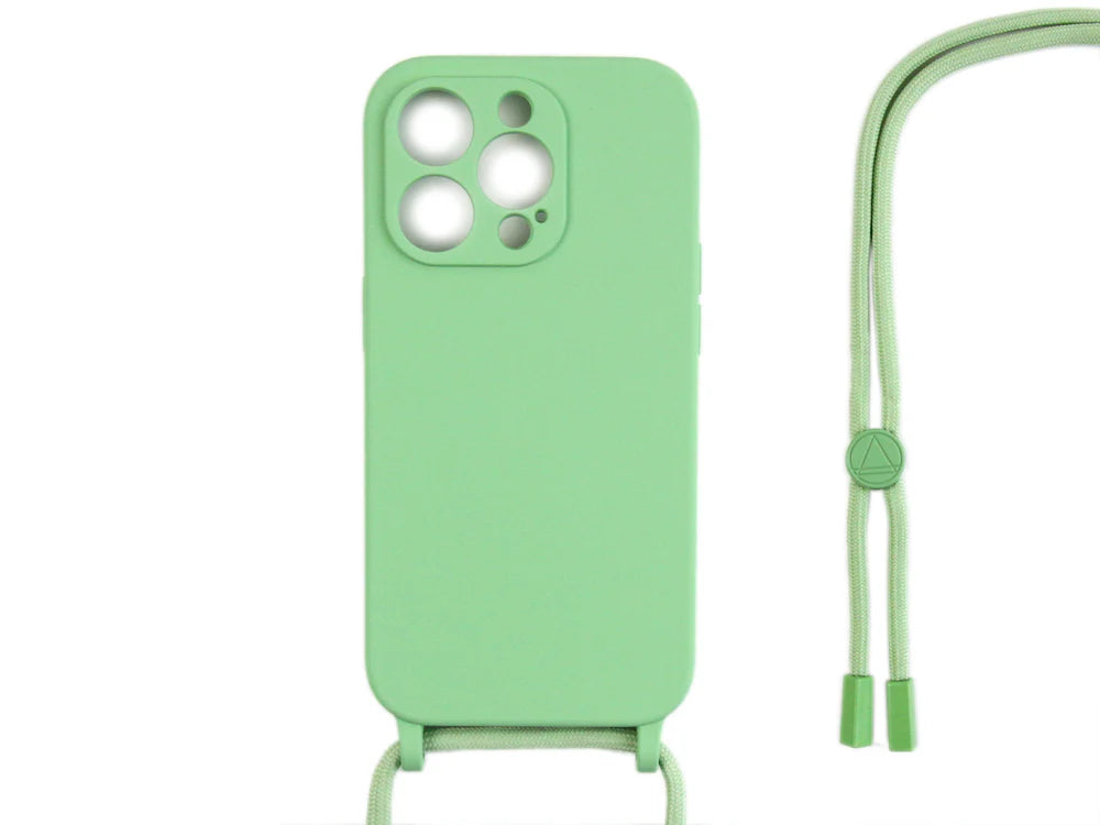 TPU tok pánttal iPhone 14 Pro Max készülékhez (Világoszöld)