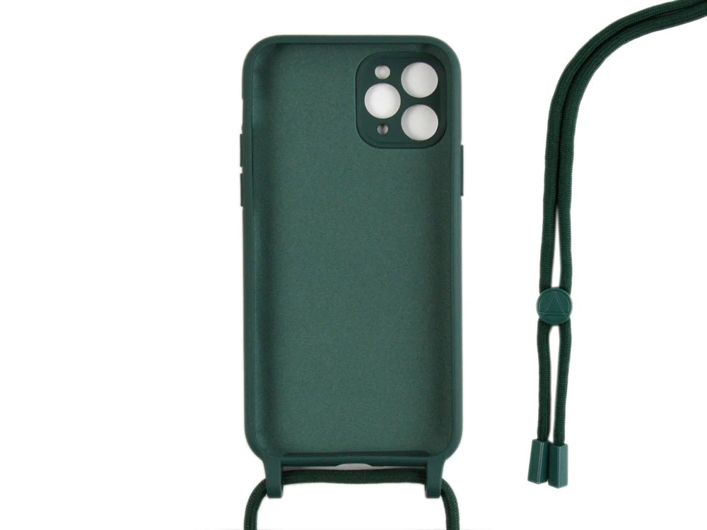 TPU tok pánttal iPhone 11 Pro készülékhez (sötétzöld)