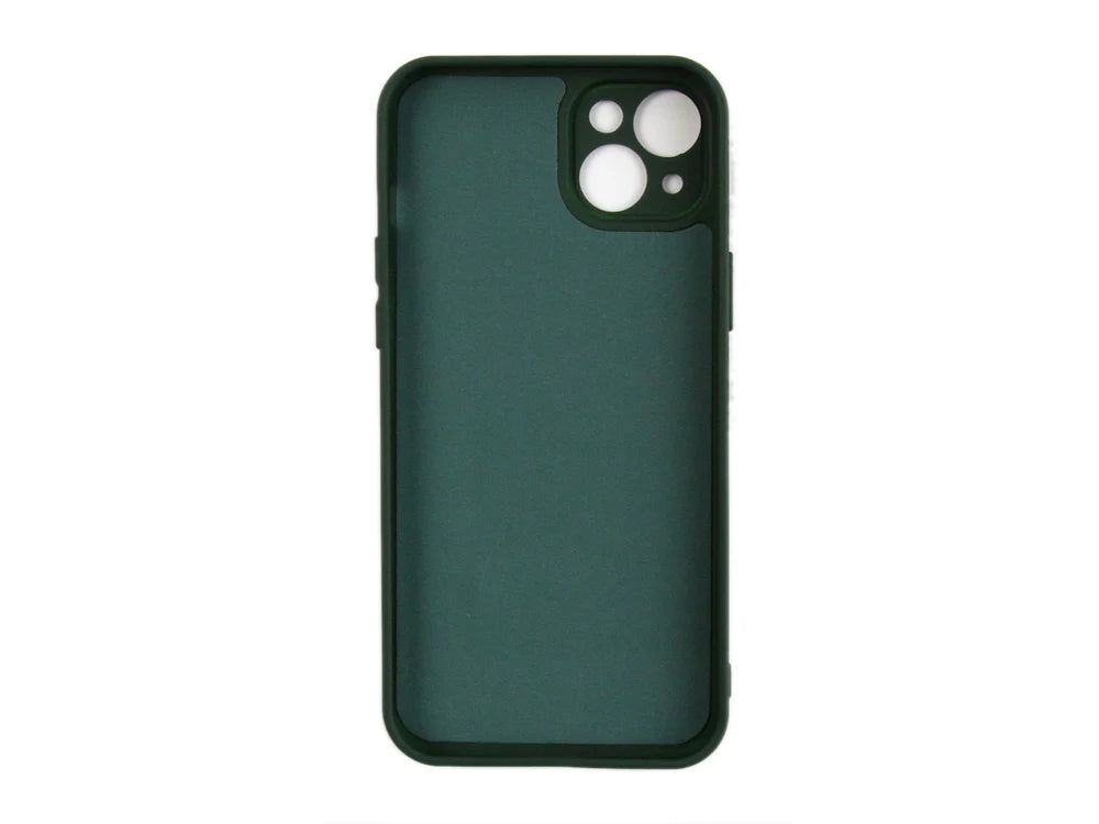 Puha TPU tok iPhone 14 Plus készülékhez (sötétzöld)