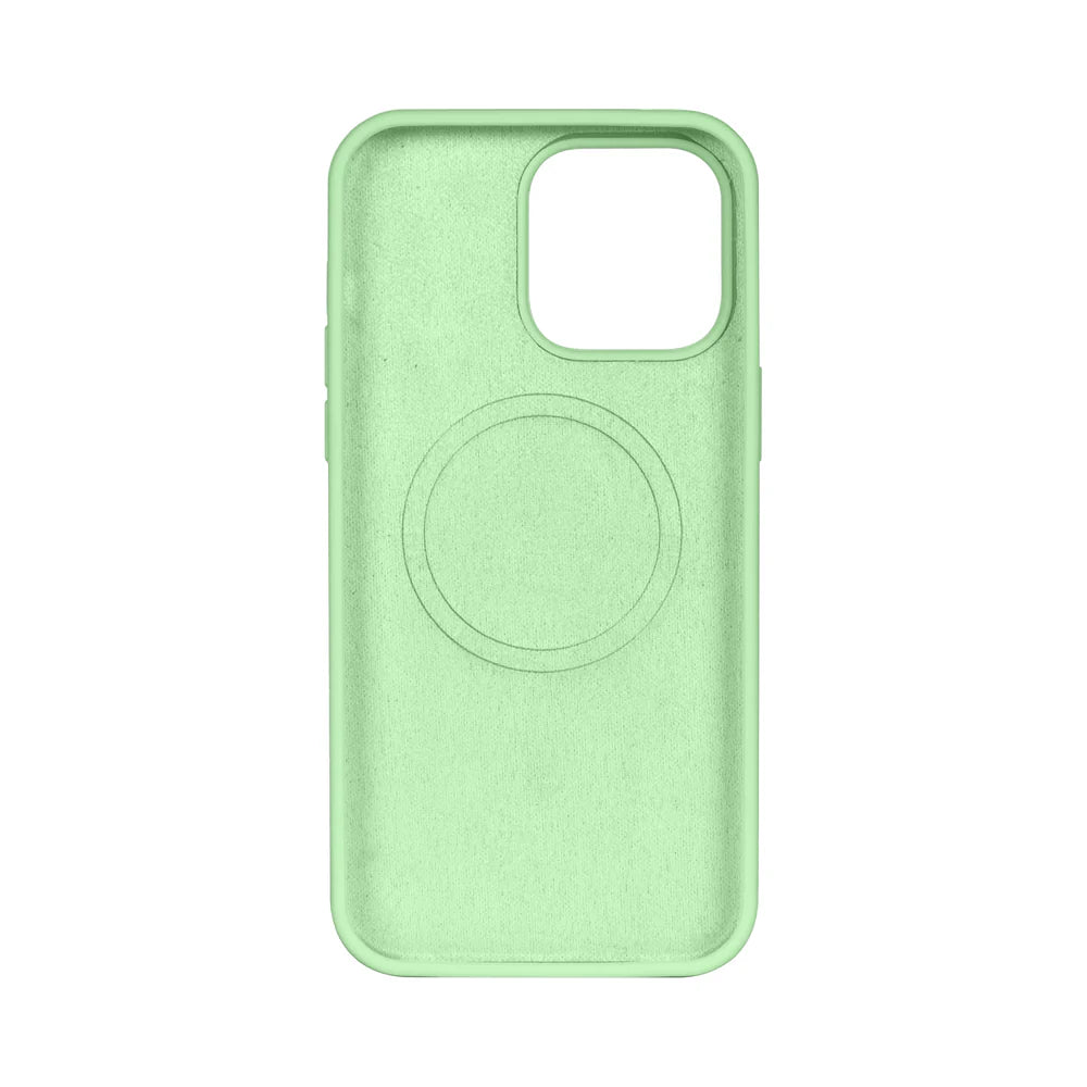 Puha TPU tok Magsafe-fel iPhone 14 Plus készülékhez (világoszöld)